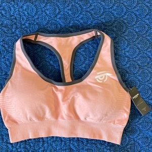 Barhog Fitness Divine Sports Bra - Pink size Large NWT